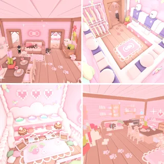 House 55 | Pink Minecraft Home | adopt me