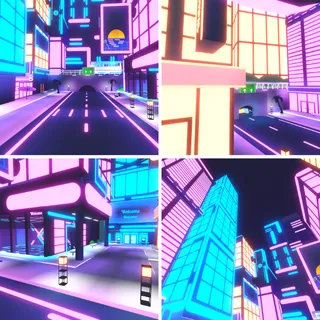 House 161 | Cyber City Grind Home | adopt me