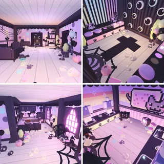 House 15 | Pastel Goth home | adopt me