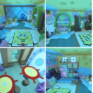 House 61 | Spongebob Theme Home | adopt me