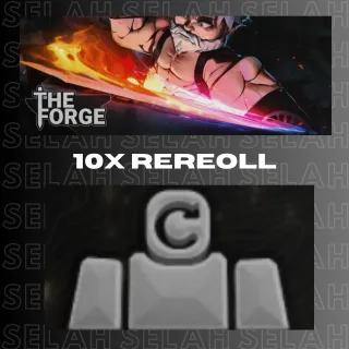 10X REROLLS | INSTANT DELIVERY | SECURE DELIVERY | GAMEPASS | THE FORGE
