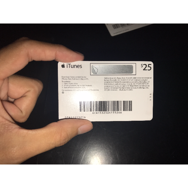 free $25 itunes gift card