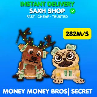 MONEY MONEY BROS 282m/s | STEAL A BRAINROT