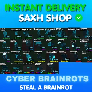 CYBER BRAINROTS (29 TOTAL) - STEAL A BRAINROT