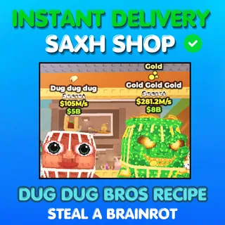 DUG DUG BROS RECIPE - STEAL A BRAINROT