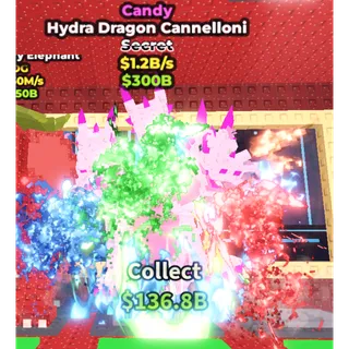 CANDY HYDRA DRAGON CANNELLONI - SUPER RARE [STEAL A BRAINROT] 🔥 