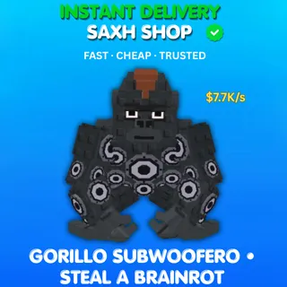 Gorillo Subwoofero • Super-Rare Collectors Item [FAST DELIVERY ] 🔥