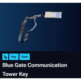 Blue Gate Communication Tower Key