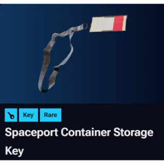 Spaceport Container Storage Key