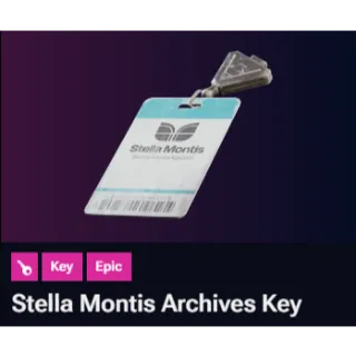 Stella Montis Archives Key