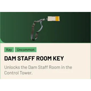 Dam Staff Room Key