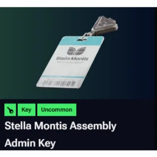 Stella Montis Assembly Admin Key