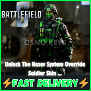 Battlefield 6 - Razer System Override Soldier Skin DLC