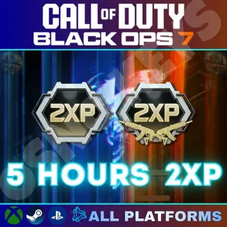 Double XP + Weapon 2XP Boost 5 HOURS