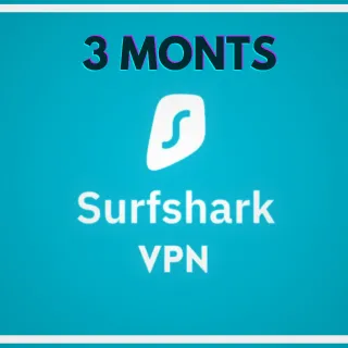 SURFSHARK VPN 3 Months Trial - GLOBAL  