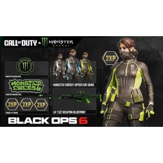 Call of Duty: Black Ops 6 - Exclusive Monster Energy Full Set 🔥 All platforms  🔥 