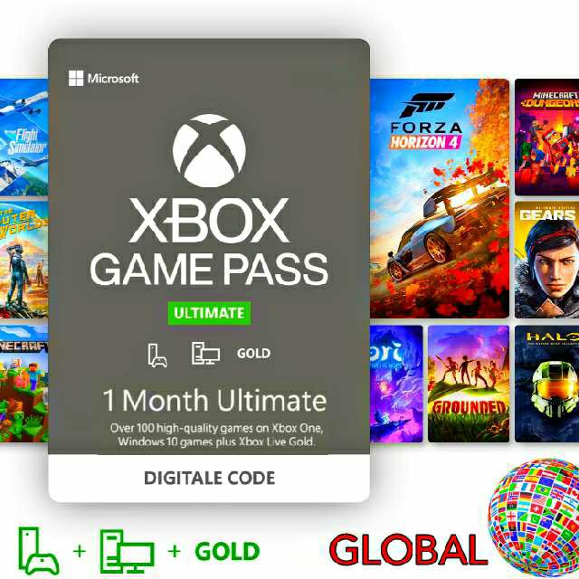 Xbox Game Pass Ultimate 1 month (GLOBAL) Xbox Live Gold Gift Cards