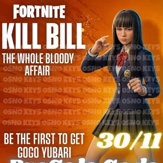FORTNITE x Kill Bill Gogo Yubari Outfit