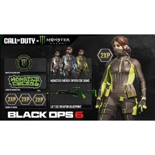 Call of Duty: Black Ops 6 - Exclusive Monster Energy Full Set 🔥 All platforms  🔥 