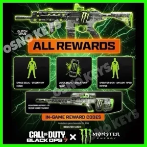 Monster Energy Full Set Call of Duty: Black Ops 7