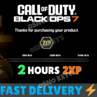 Double XP 2 HOURS🔥ALL PLATFORMS🔥