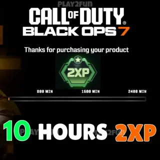 Double XP 10 HOURS Call Of Duty Black Ops 7 
