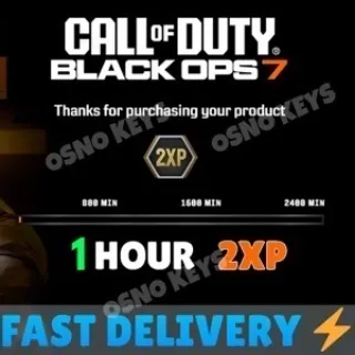 Call Of Duty Black Ops 7 - 1 HOUR Double XP 🔥ALL PLATFORMS🔥