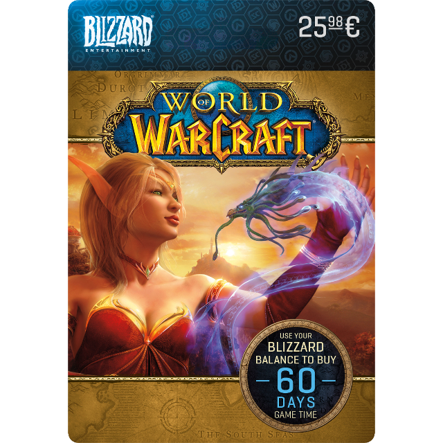 World of Warcraft 60 Days Gametime Card [WOW] EU - Other Gift Cards ...