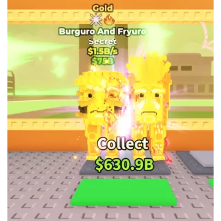 GOLD BURGURO AND FRYURO 1.5B/S - STEAL A BRAINROT