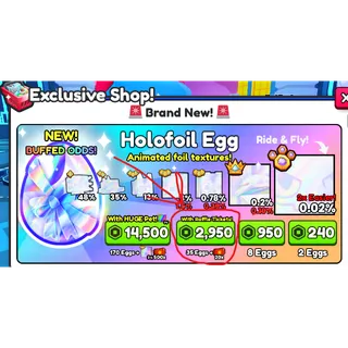 Holofoil Egg x35