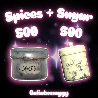 🟢 Xbox | 500 Each Spices + Sugar