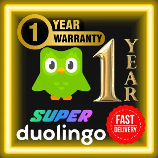 Duolingo Premium 12 Months | Super Duolingo| Email Changeable Or Upgrade your Personal account