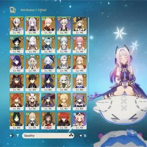 Genshin impact NA 53x5 account 