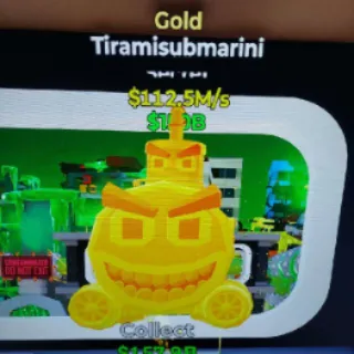 Tiramisubmarini GOLD $112.5M/s