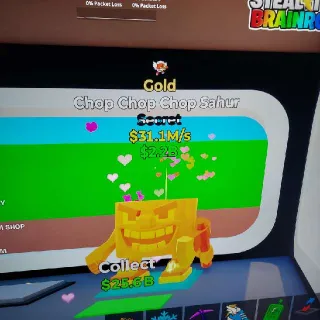 Chop Chop Chop Sahur Gold