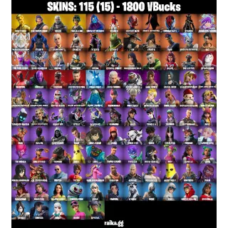 [PC/PSN/XBOX] — 115 Skins | Gold Midas, Havoc, Trailblazer | 44 EX | 1800 VB | FA
