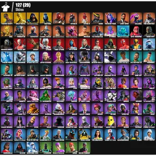 🔥 Fortnite Account – 127 Skins | PC/PSN/XBOX | Travis Scott | Gold Midas | John Wick |  Lara Croft | FA ✅