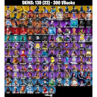 🎮 Fortnite Account – [139nSkins] | [PC/PSN/XBOX] |  Gold Kratos| Gold Midas |Lara Croft (Gold Anniversary) | Leviathan Axe 