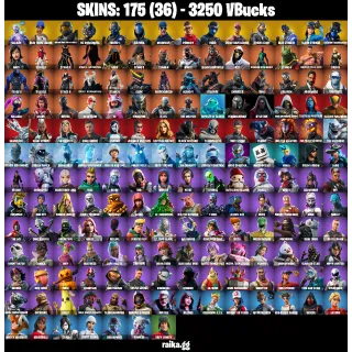 Fortnite Account - 175 skins - OG STW - Galaxy - Leviathan Axe - PC/PSN/XBOX - FA