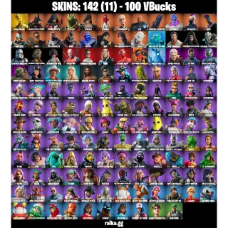 [PC/PSN/XBOX] — 142 Skins | Gold Midas, Black Eternal Knight, Ronin (Cape) | 32 EX | FA