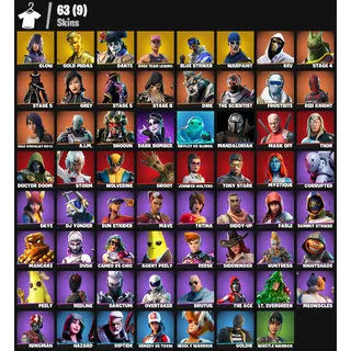 [PC/PSN/XBOX] - 63 Skins | Glow 💎 | Gold Midas 💎 | Orange Justice 💎 | Astroworld Cyclone 💎 | STW Deluxe ⚡ | FA ✅