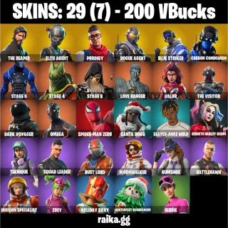 Fortnite Account - 29 skins - The Reaper - Take The L 