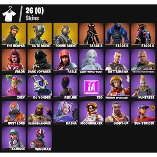 [26 Skins] | [PC/PSN/XBOX] | The Reaper 💎 Elite Agent | Take The L 🔥 | Mako | Rogue Agent | FA ✅