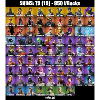 [PC/PSN] - 79 skins - Black Knight ✨- Sparkle Specialist ✨- The Reaper ✨- Take The L✨ - Floss ✨ - OG STW - FA