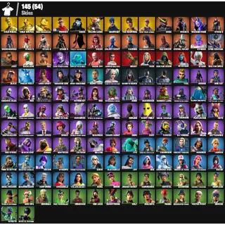 145 Skins | PC/PSN/XBOX | Triple Gold | Galaxy Scout | Candy Axe | 73 EX | STW Deluxe | FA ✅