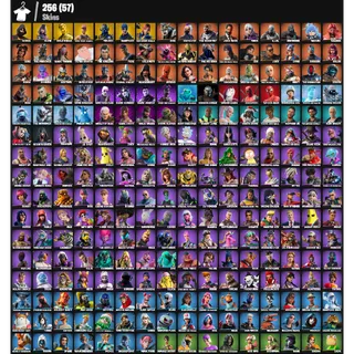 [256 Skins] | [PC] | IKONIK ❤️ Glow 💜 | John Wick 🔥 | Reaper 🔥 | Scenario 🔥 | OG STW ✅ | FA ✅
