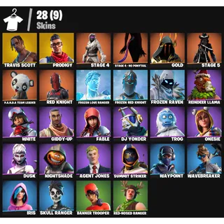 [28 Skins] | [PC/PSN/XBOX] | Travis Scott 💎 Take The Elf 💎 Keep It Mello 💎 Point It Out 💎 Prodigy | FA ✅