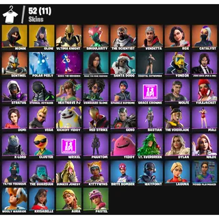 [52 Skins] | [PC/PSN/XBOX] | IKONIK ❤️ Glow 💜 | Scenario 🔥 | Astroworld Cyclone | FA + EC ✅