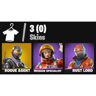 🔥 Fortnite Account – 3 Skins | PC/PSN/XBOX | Rogue Agent | Take The L | Mako | 15 EX | FA ✅