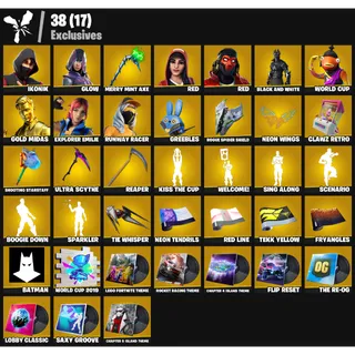173 Skins | IKONIK 💎 | Glow 💎 | Merry Mint Axe 💎 | Scenario 💎 | FA ✅
